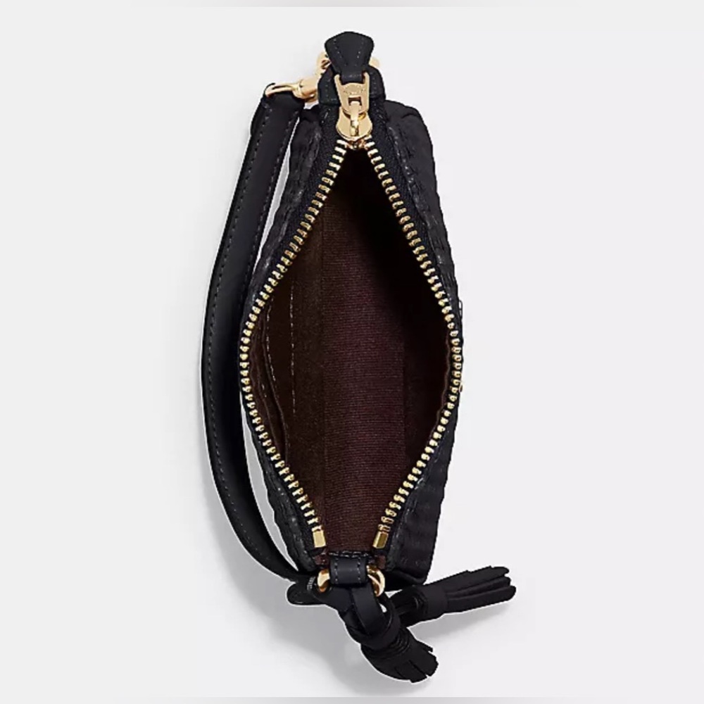 Coach Nolita 15 in Midnight Navy Straw - Picture 3 of 5